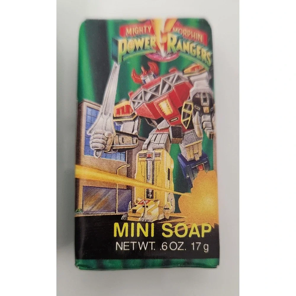 RARE Vintage‎ 1994 Saban Mightly Morphin Power Ranger Mini Soap Holder & New Bar